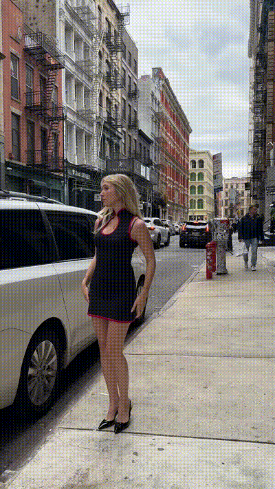 going out black mini dress with slit