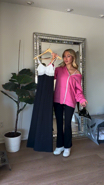 lace white top with black bottom maxi dress